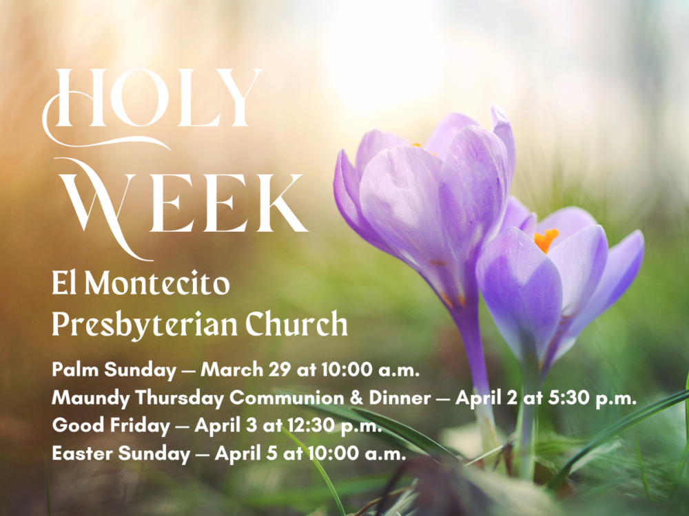Join us for Holy Week!