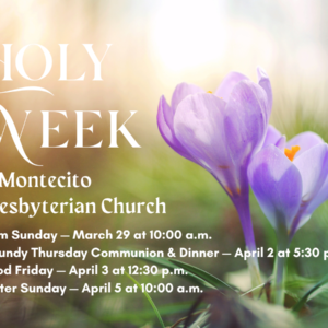 Join us for Holy Week!