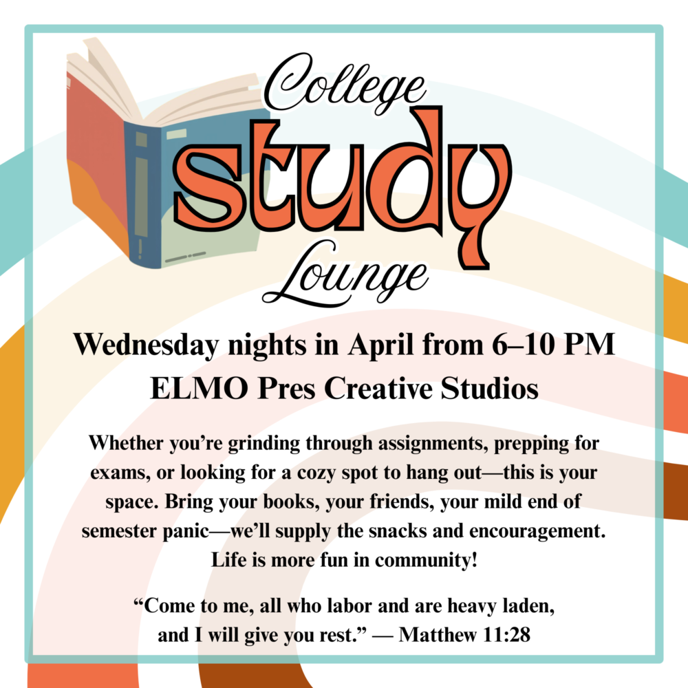 College Study Lounge Wednesdays in April